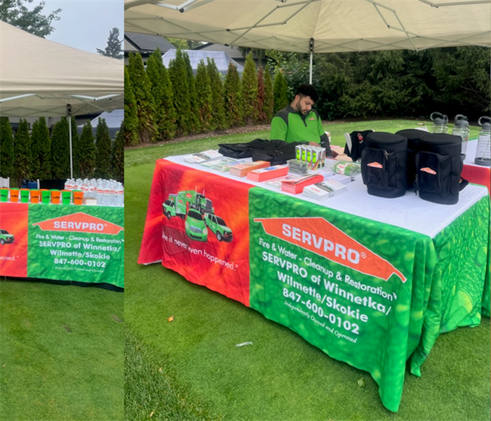 Our Setup at Golf Outing